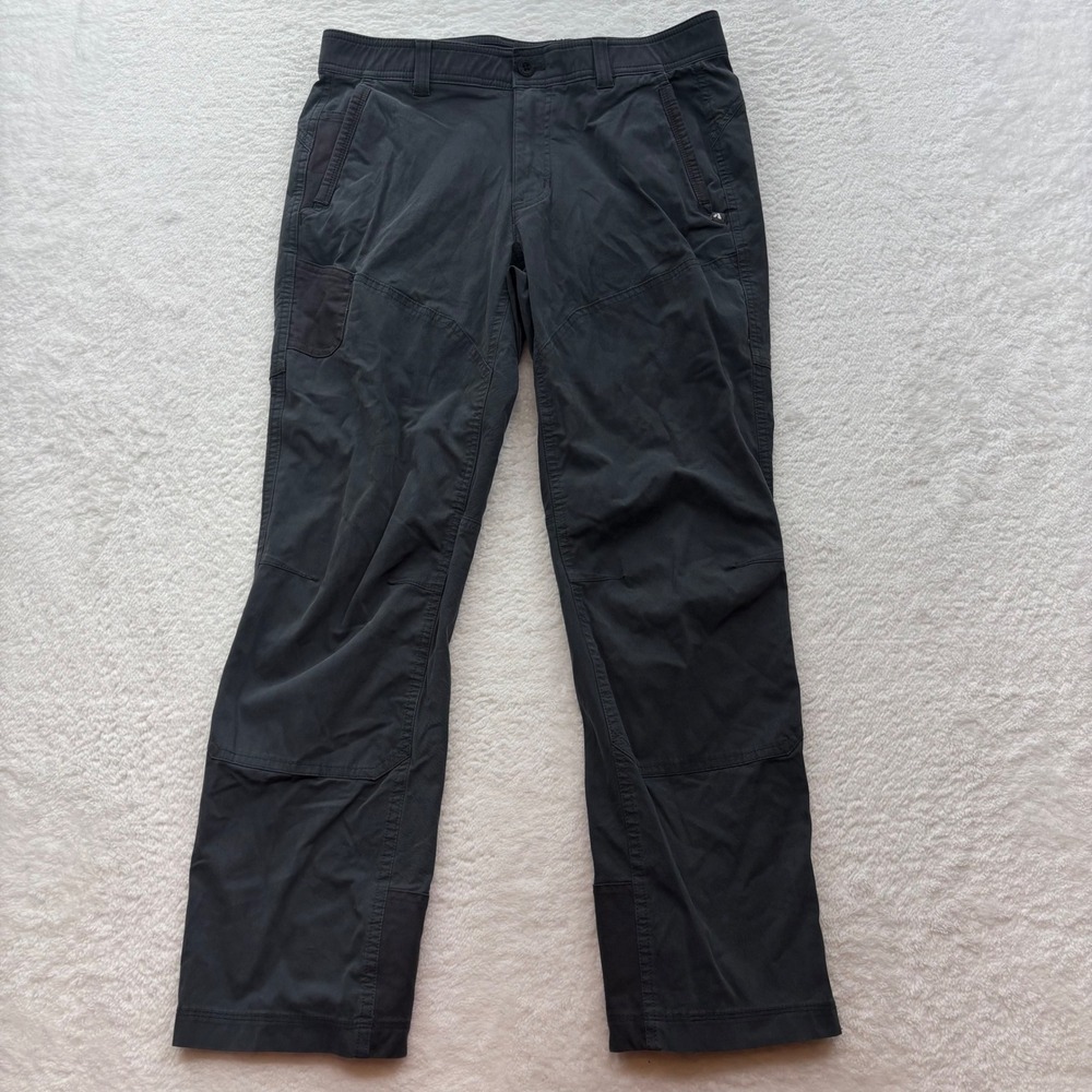 Eddie Bauer Mens Gray Hiking Pants Outdoor Utility Trousers 32x30